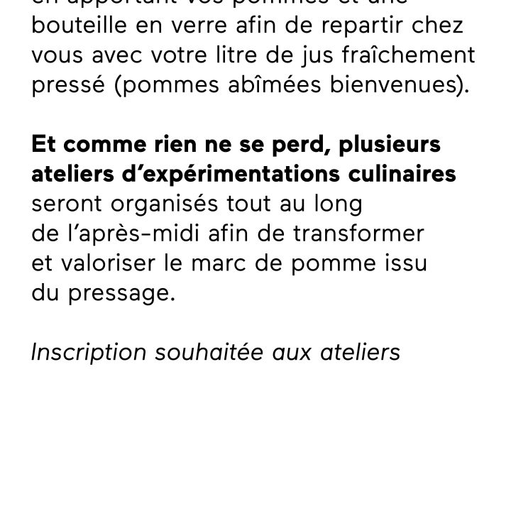 f&ecirc;te de la pomme