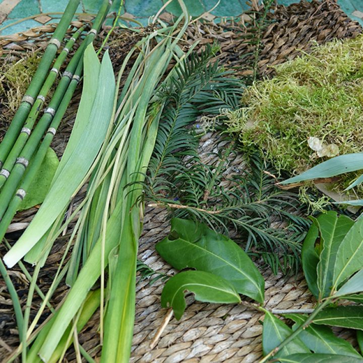 parures et masques de nature