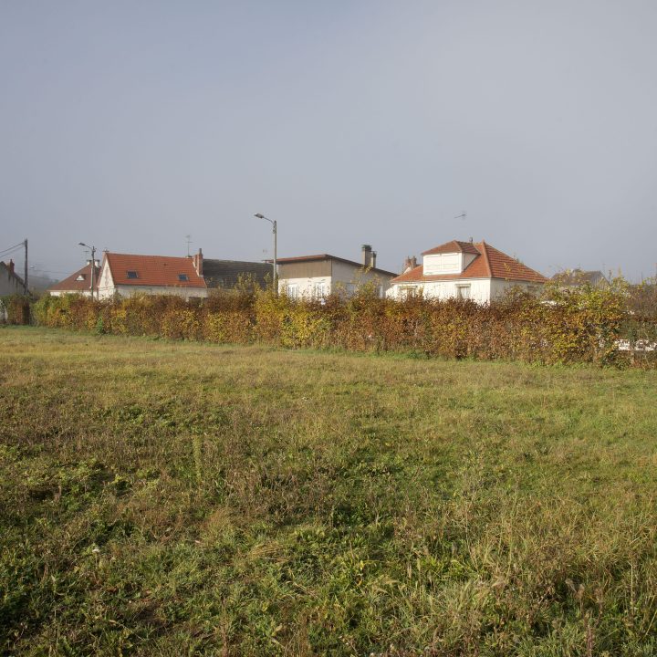vue de l'ancien terrain qui accueillait les serres municipales de Cosne-sur-Loire /