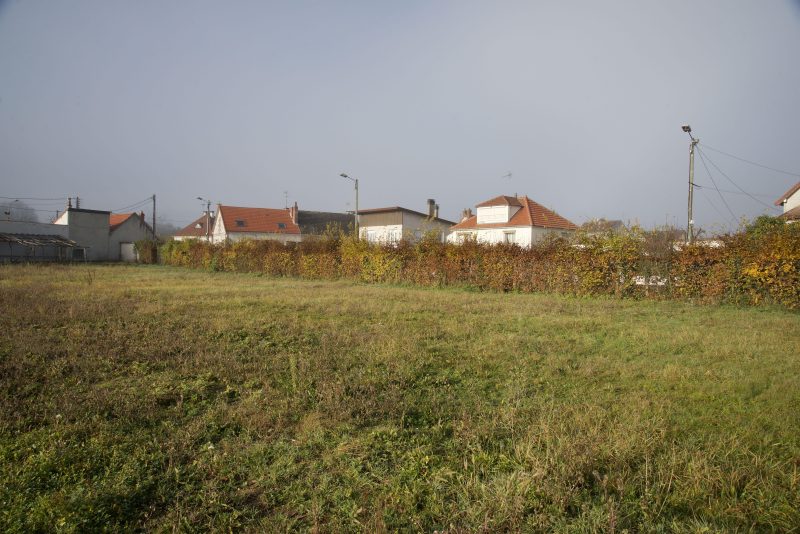 vue de l'ancien terrain qui accueillait les serres municipales de Cosne-sur-Loire /