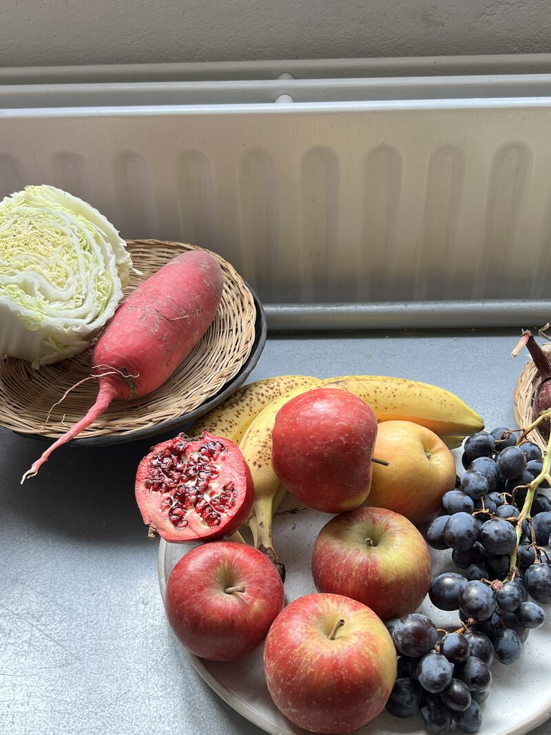 et parce qu'il faut s'alimenter / 5 fruits et l&eacute;gumes per day